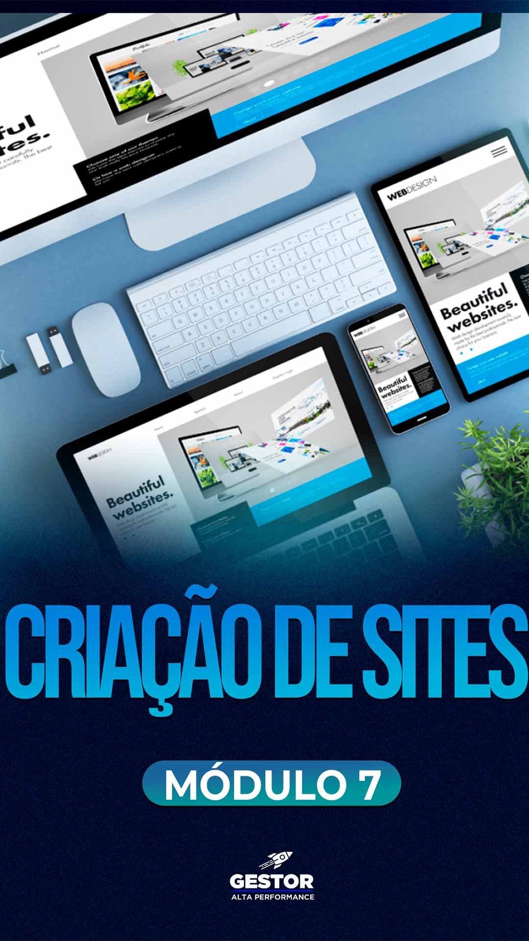 Capa de criação de sites